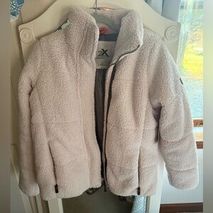 ZeroXposur quilted sherpa jacket cream beige nwt magnolia